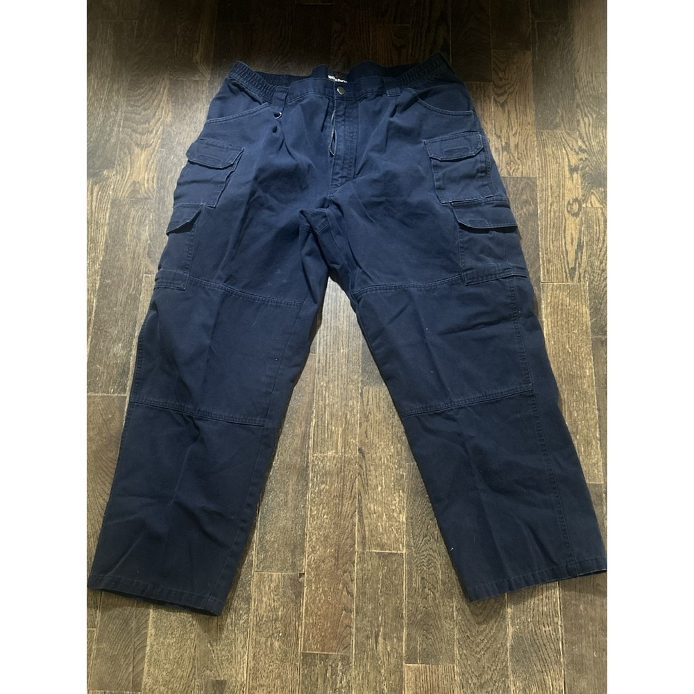 Woolrich Elite Series Tactical Pants Navy Blue Men's 42x32 Heavy 100% Cotton